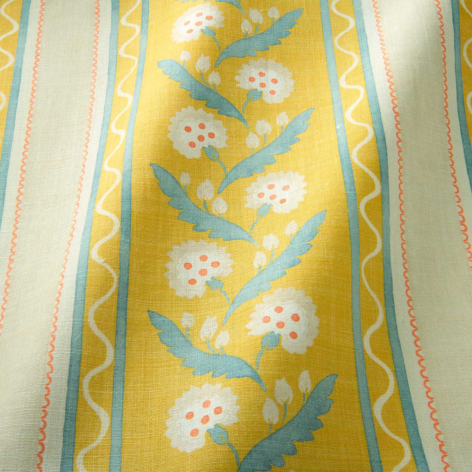 Linwood Polly Stripe Mimosa FR Made to Measure Curtains