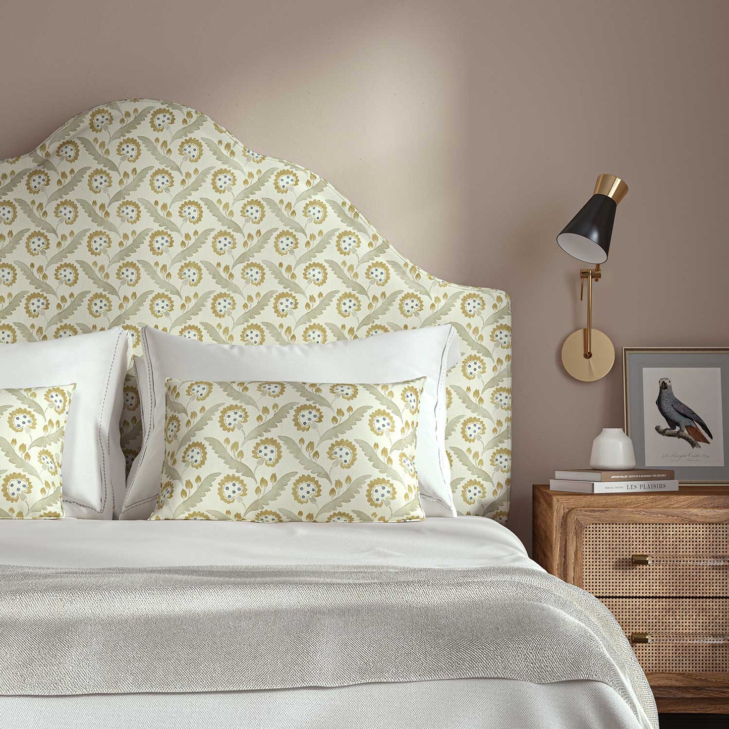 Linwood Polly Wheat Made to Measure Curtains