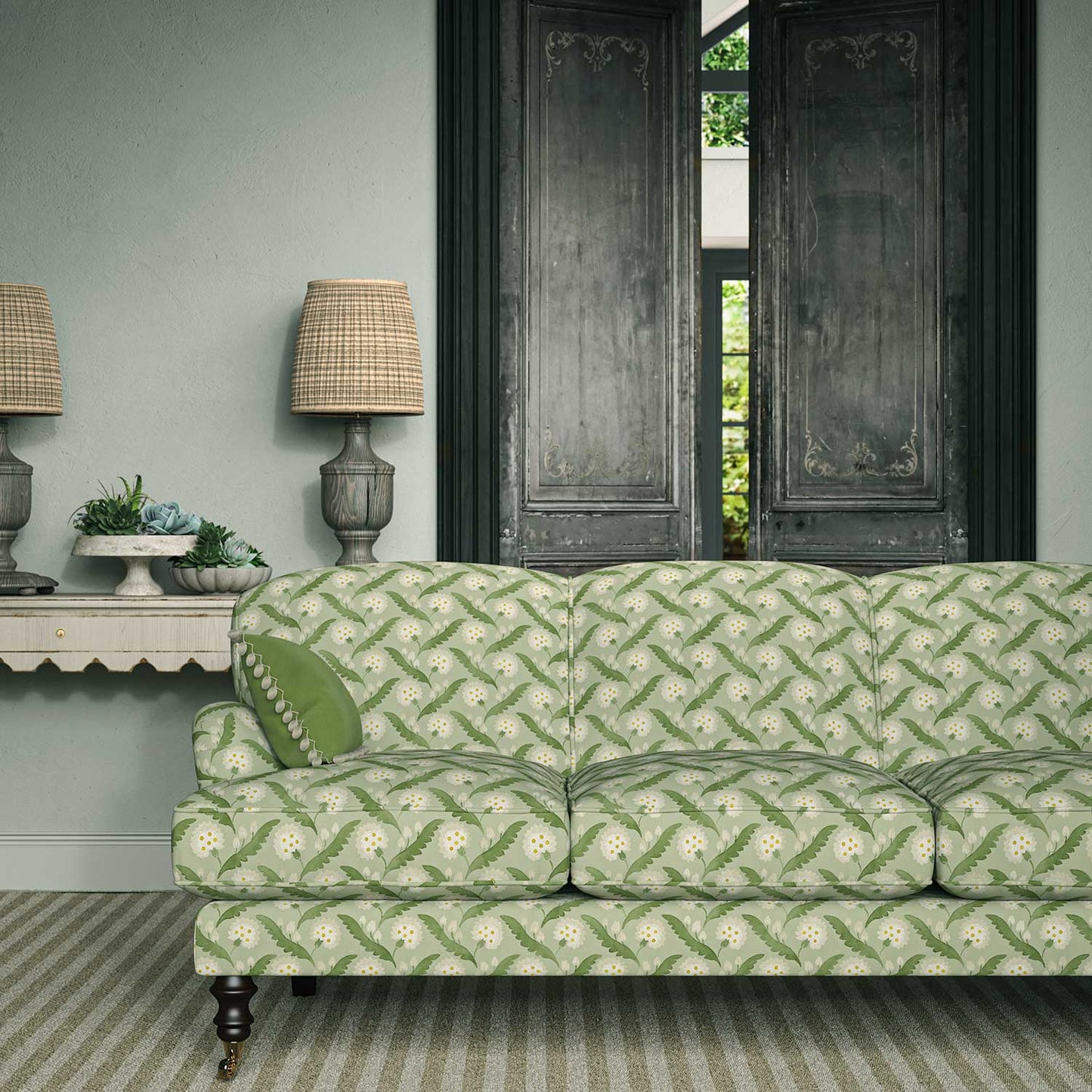 Linwood Polly Moss Made to Measure Curtains