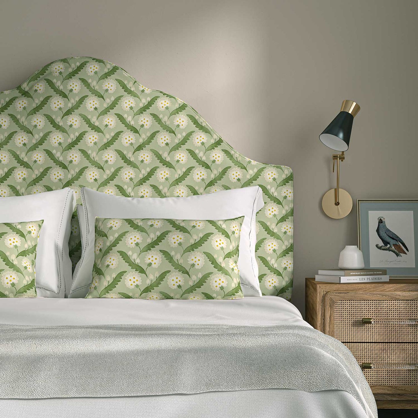 Linwood Polly Moss FR Made to Measure Curtains