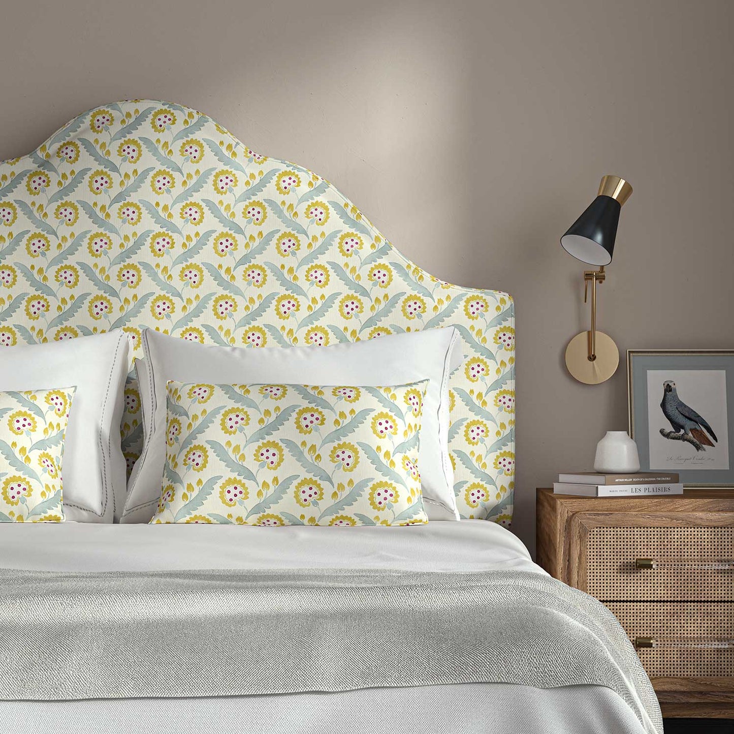 Linwood Polly Rhubarb & Custard Made to Measure Curtains