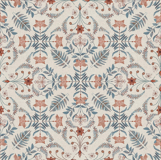 Chess Fresco Denim Made to Measure Roman Blinds