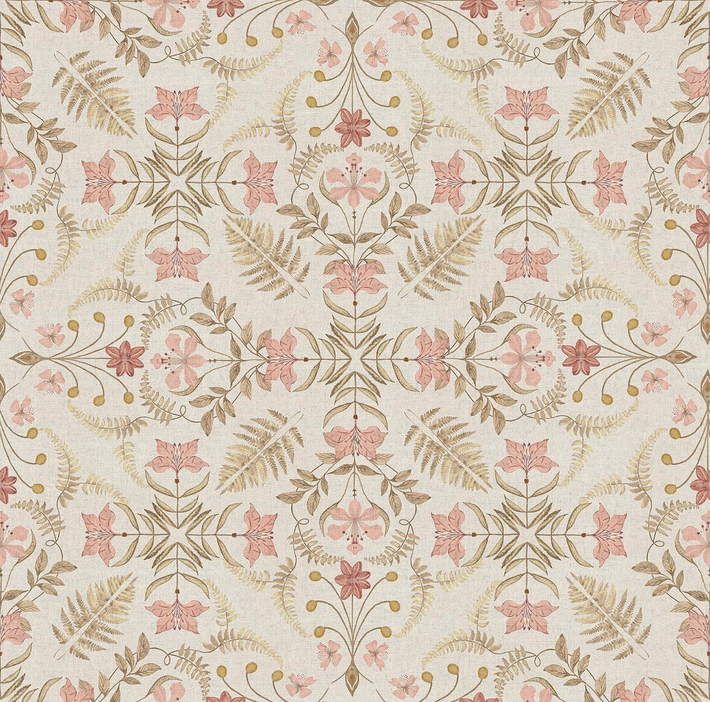 Chess Fresco Latte Made to Measure Curtains