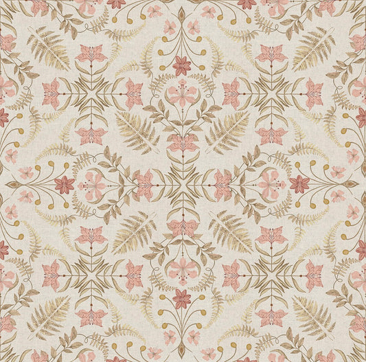 Chess Fresco Latte Made to Measure Curtains