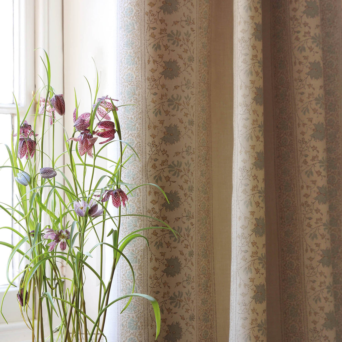 Kate Forman Freya Aqua Made to Measure Curtains – image 3