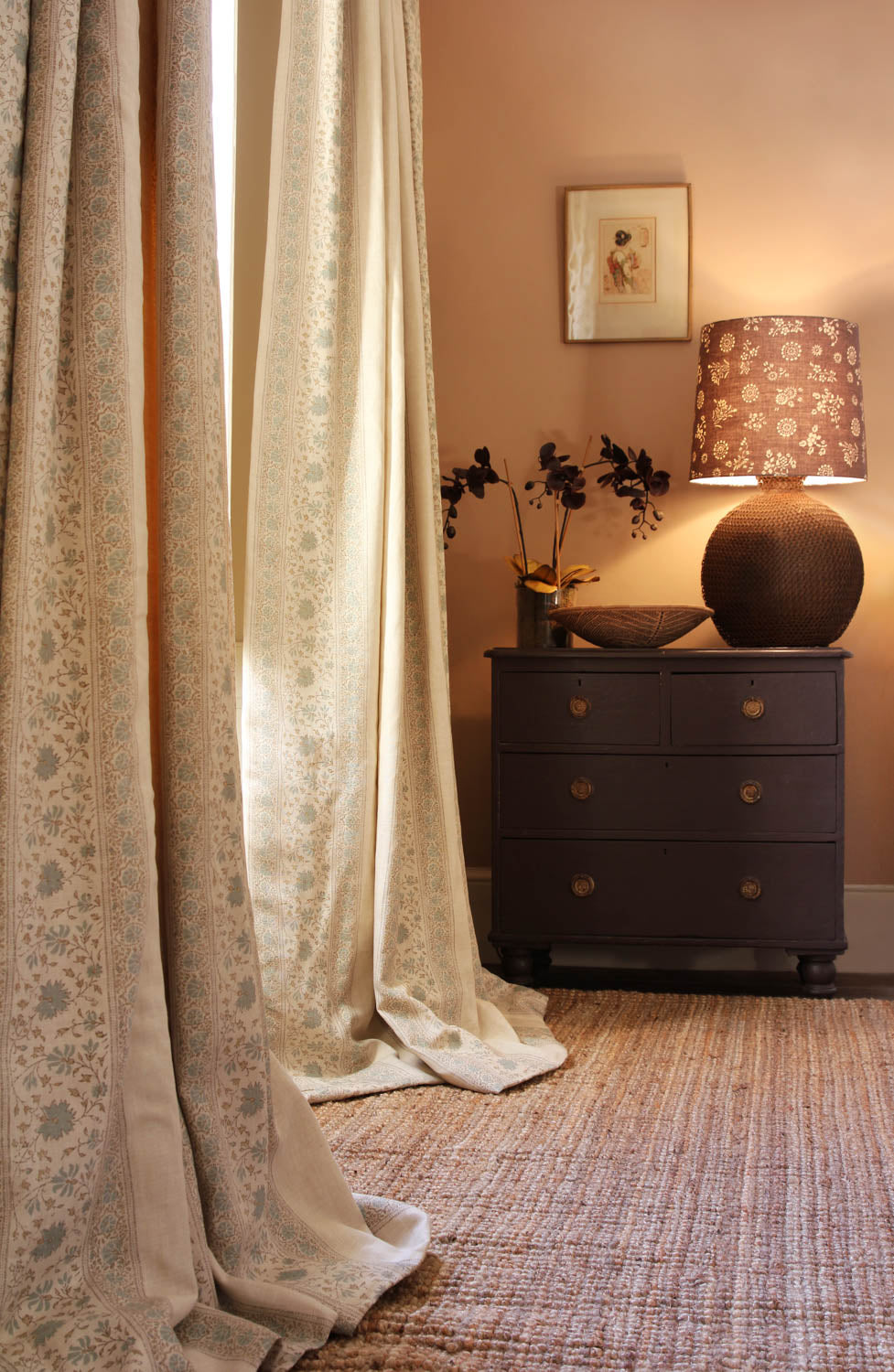 Kate Forman Freya Aqua Made to Measure Curtains – image 2