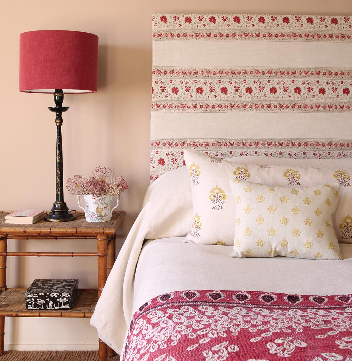 Kate Forman Freya Red Made to Measure Curtains – image 4