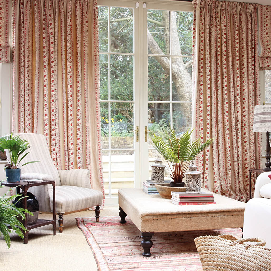 Kate Forman Freya Red Made to Measure Roman Blinds – image 3