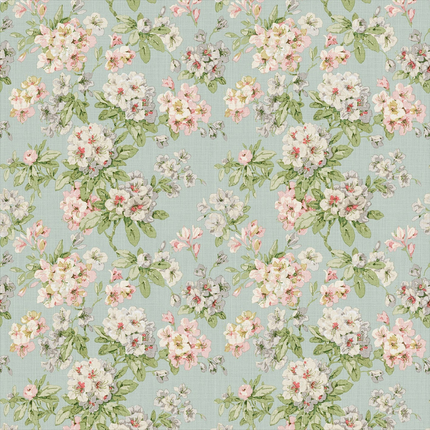 Linwood Gertrude Blue Green Made to Measure Curtains