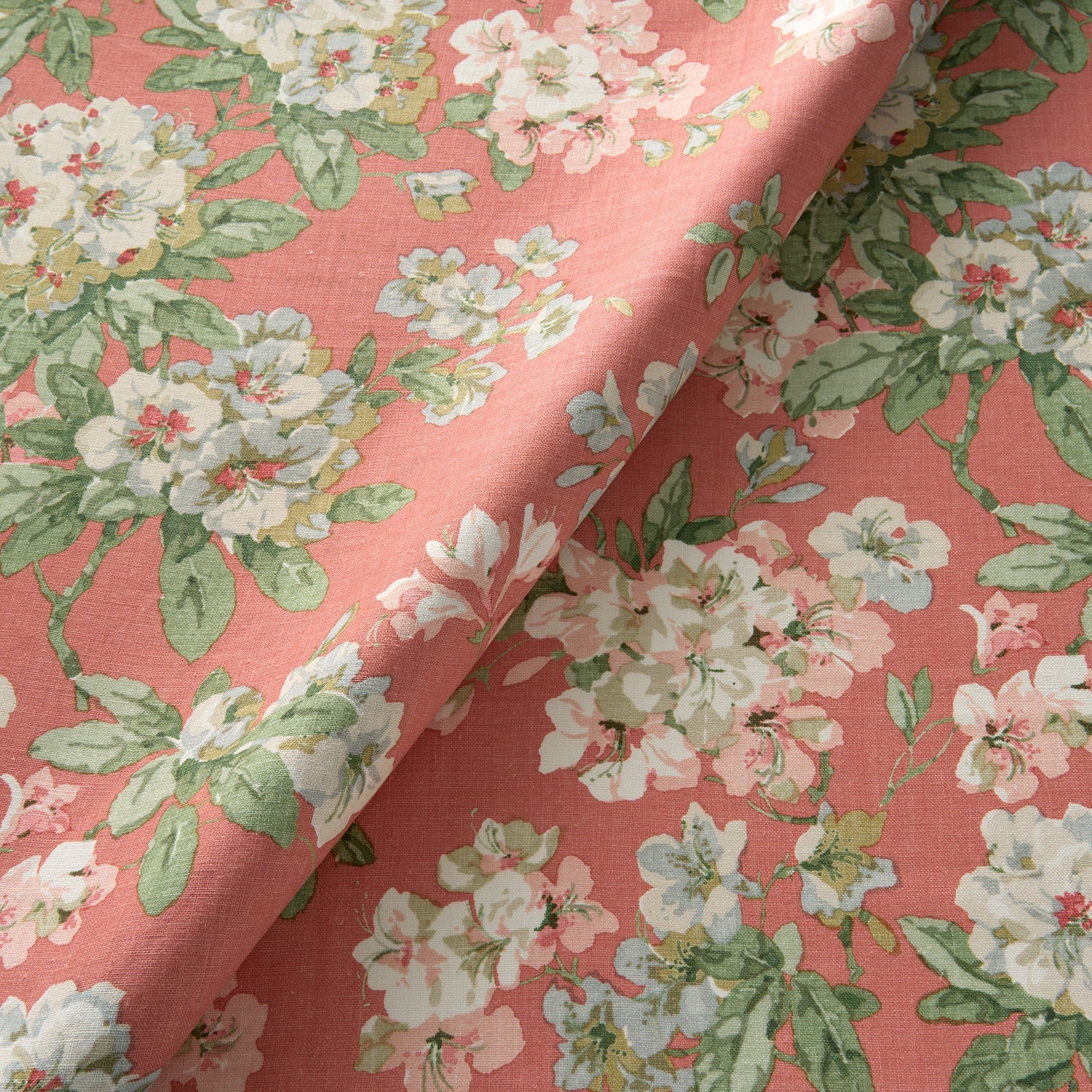 Linwood Gertrude Pink Orange Made to Measure Curtains