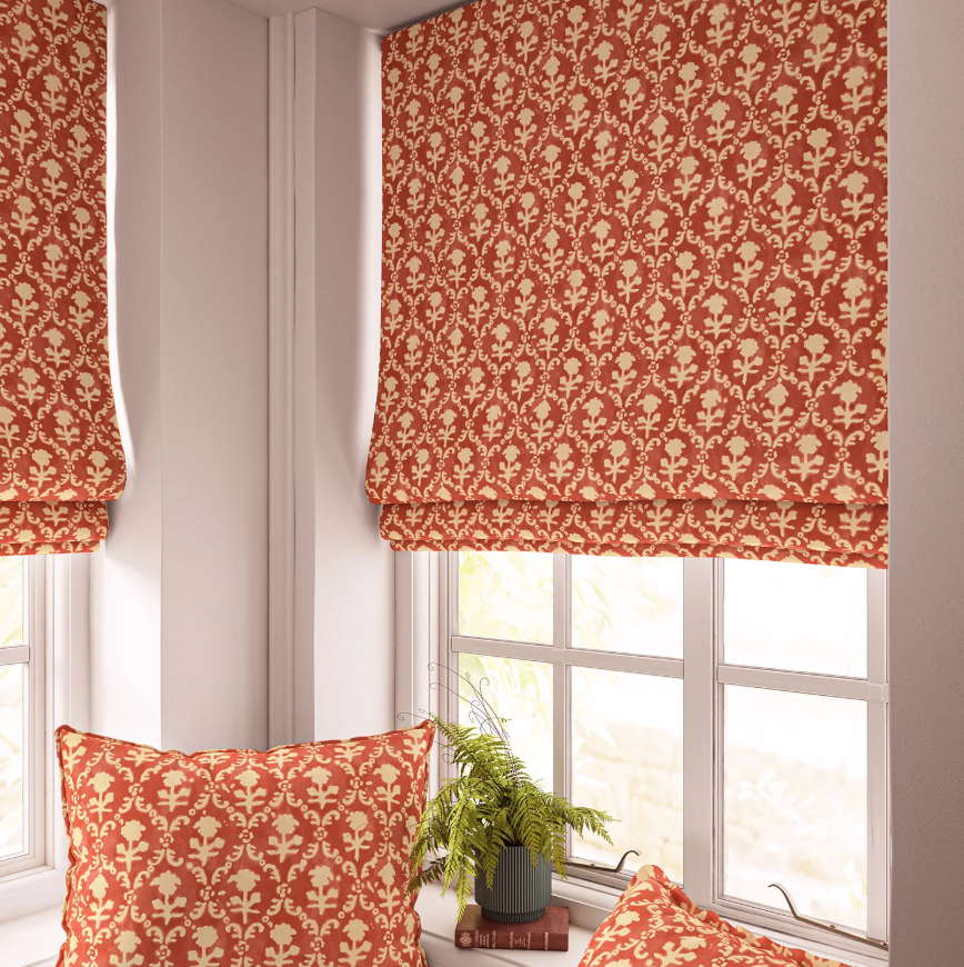 Grenadine - Hinako, Maru Collection by Linwood - roman blinds