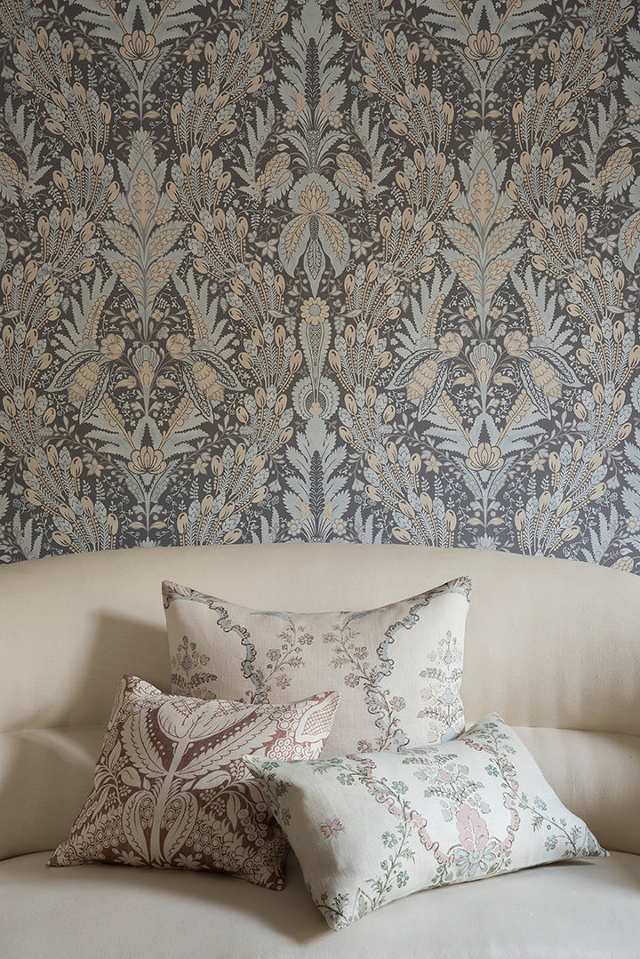 Lewis & Wood Vallance Myrtle Pink Made to Measure Curtains – lifestyle photograph