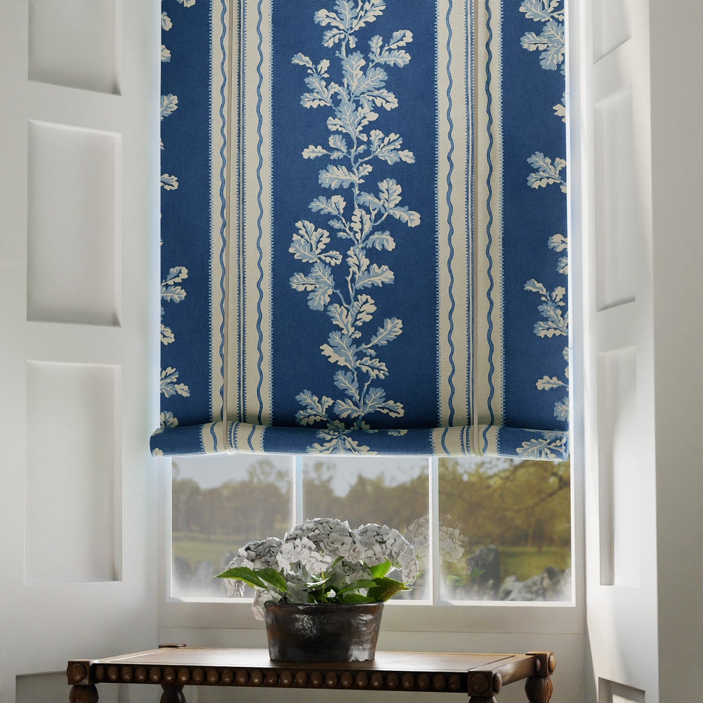 Linwood Hester Classic Blue Made to Measure Curtains