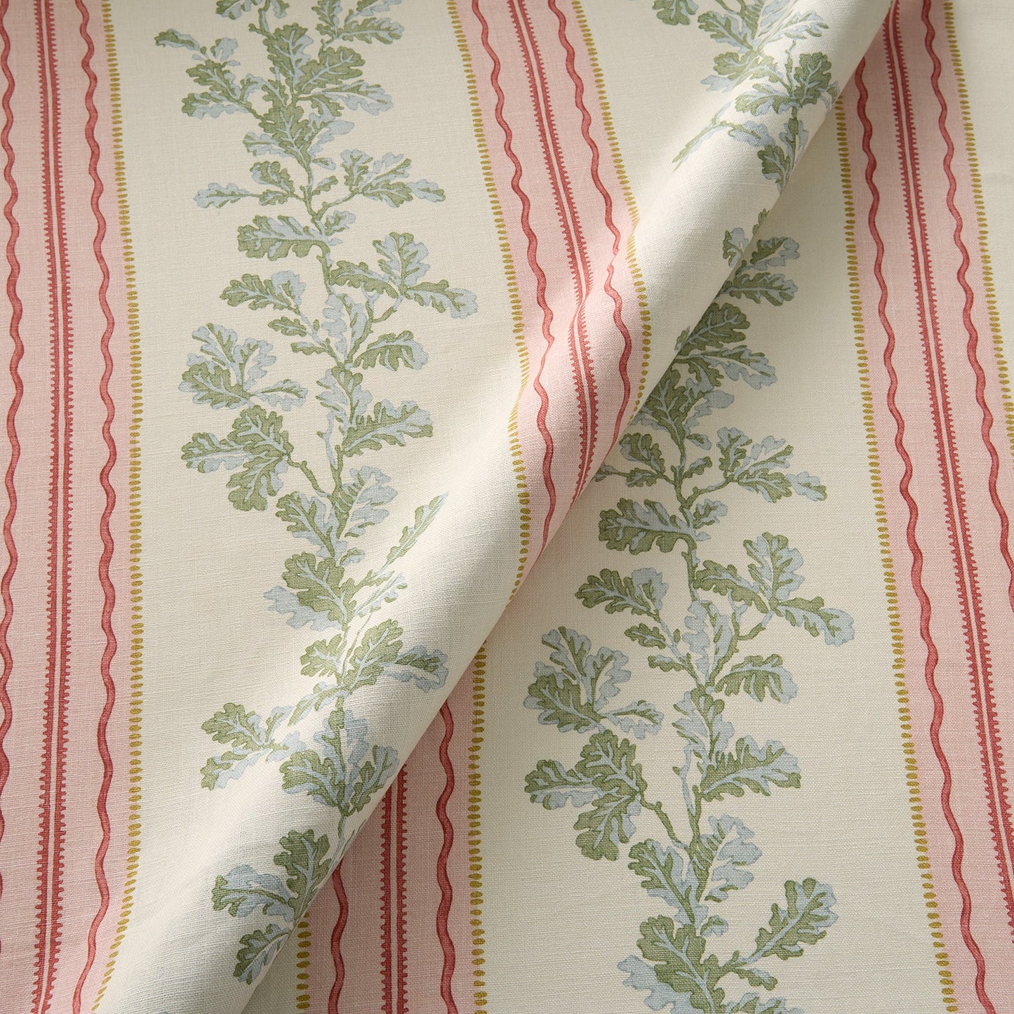 Linwood Hester Pink Green FR Made to Measure Curtains