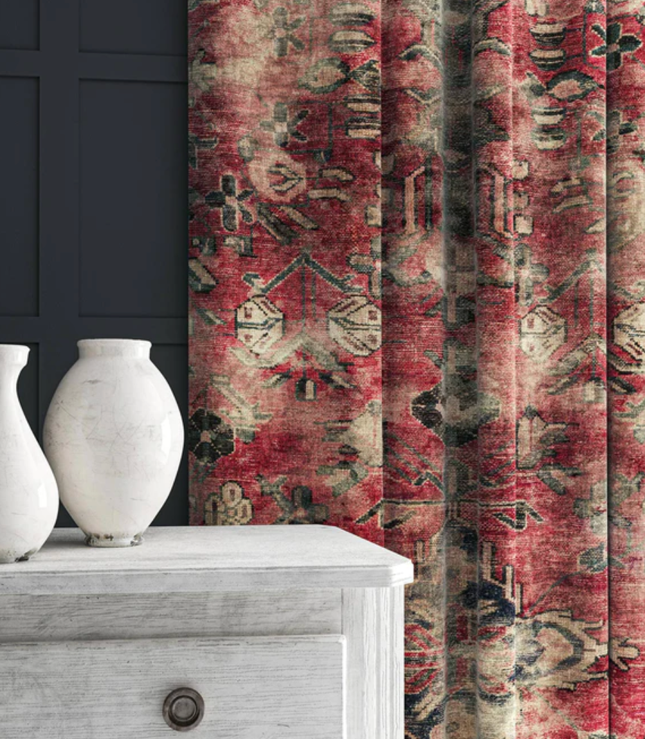 Ruby - Hali Odyssey Velvet by Linwood - Curtains & Roman Blinds