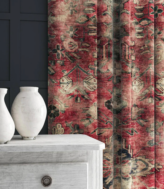 Ruby - Hali Odyssey Velvet by Linwood - Fabric, Curtains, Roman Blinds