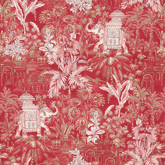 Chess Hathi Ruby Made to Measure Curtains