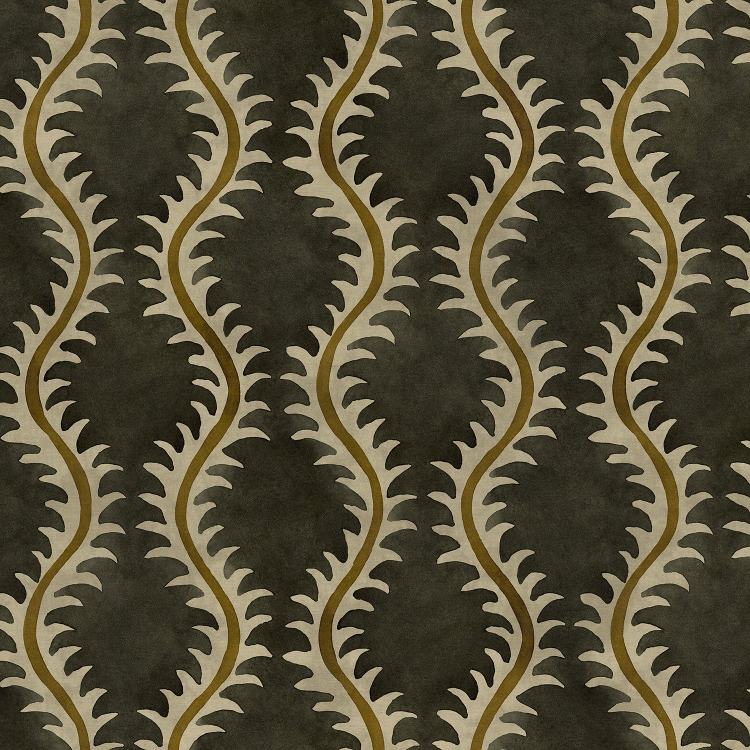 Linwood Helter Skelter Coal Velvet FR Made to Measure Curtains
