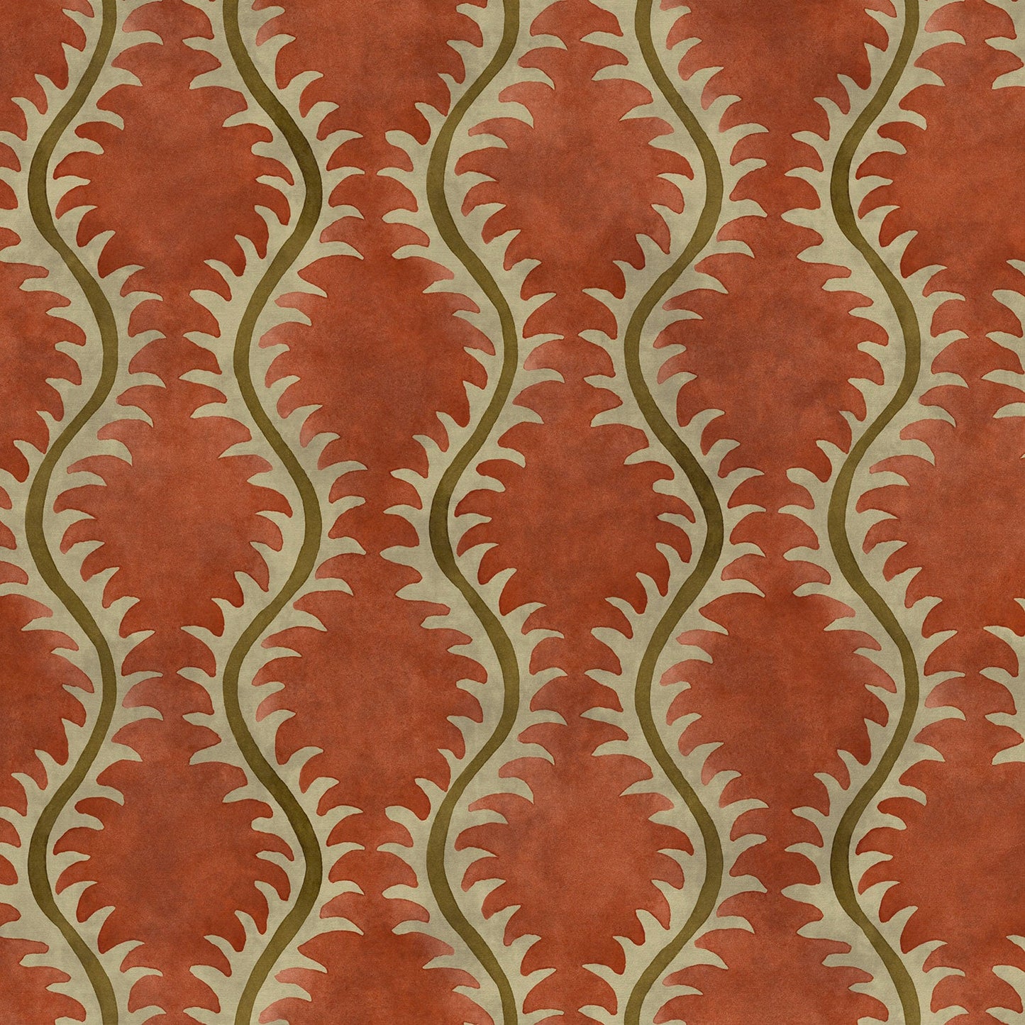 Linwood Helter Skelter Coral Velvet FR Made to Measure Curtains