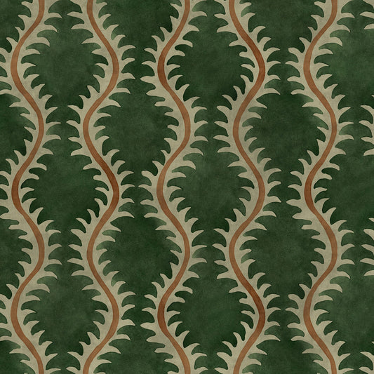 Linwood Helter Skelter Forest Velvet FR Made to Measure Curtains