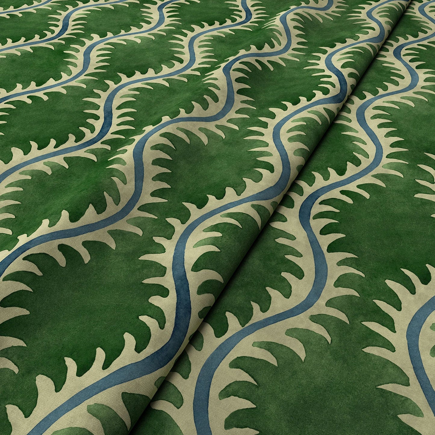 Linwood Helter Skelter Jewel Velvet FR Made to Measure Curtains