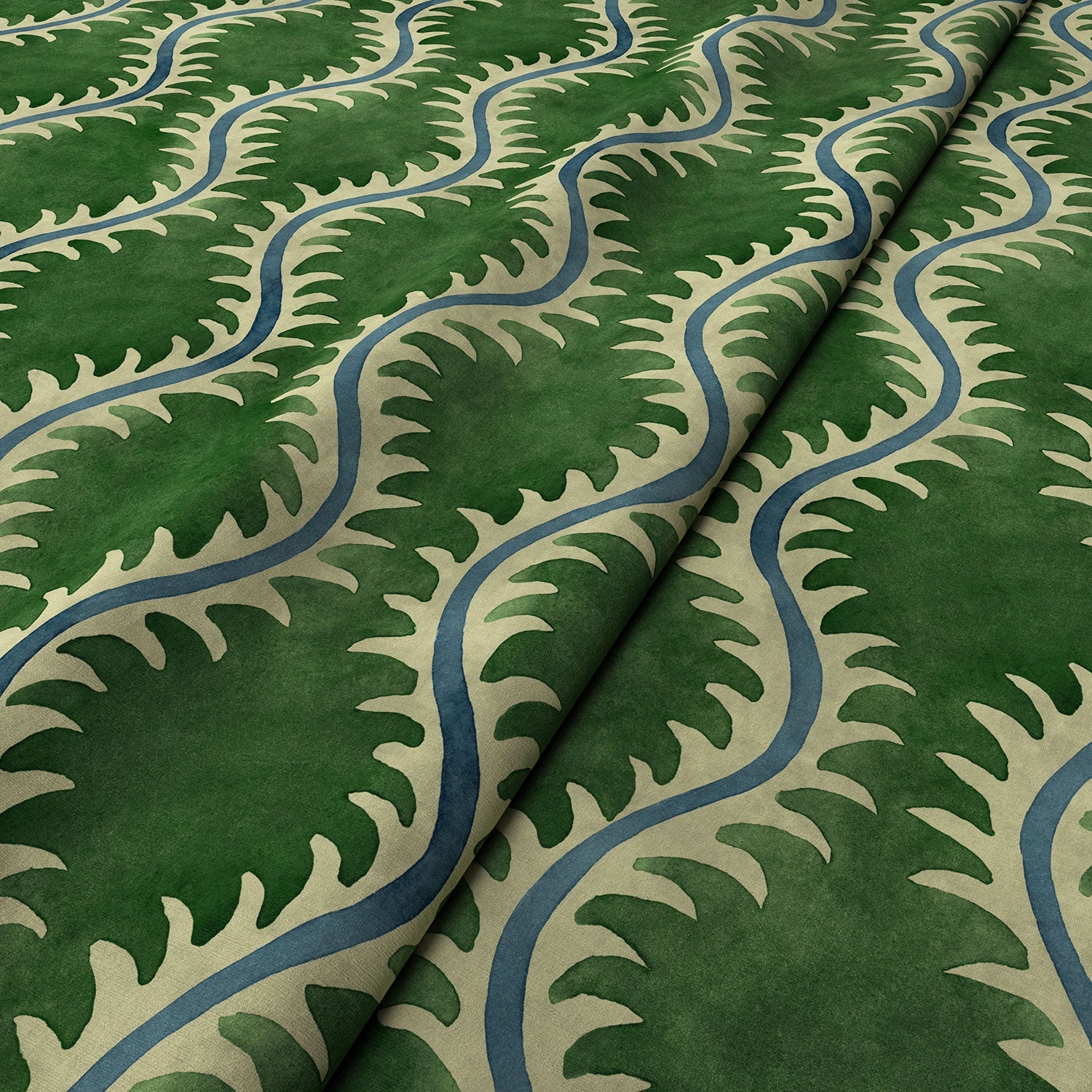 Linwood Helter Skelter Jewel Velvet FR Made to Measure Curtains
