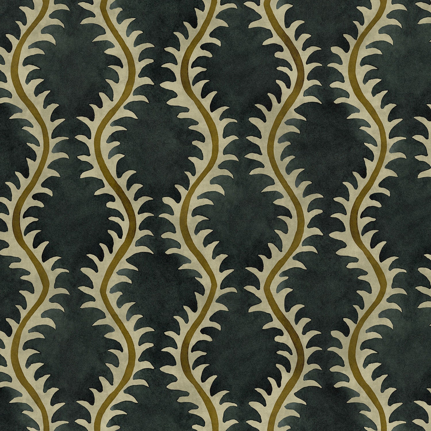 Linwood Helter Skelter Midnight Velvet FR Made to Measure Curtains
