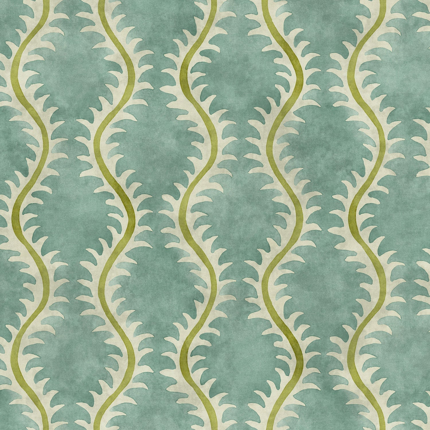 Linwood Helter Skelter River Bed Velvet FR Made to Measure Curtains