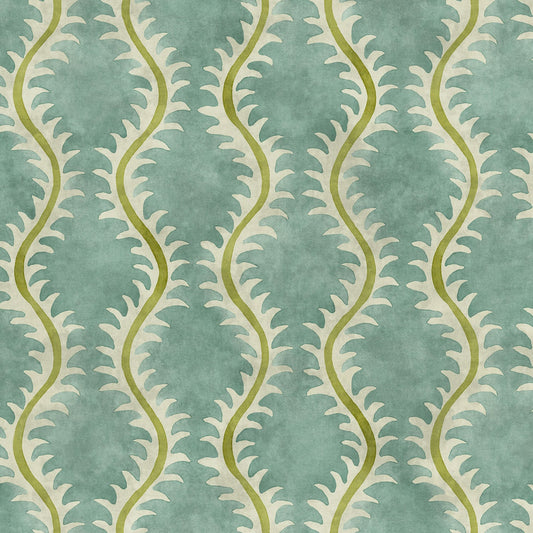 Linwood Helter Skelter River Bed Velvet FR Made to Measure Curtains