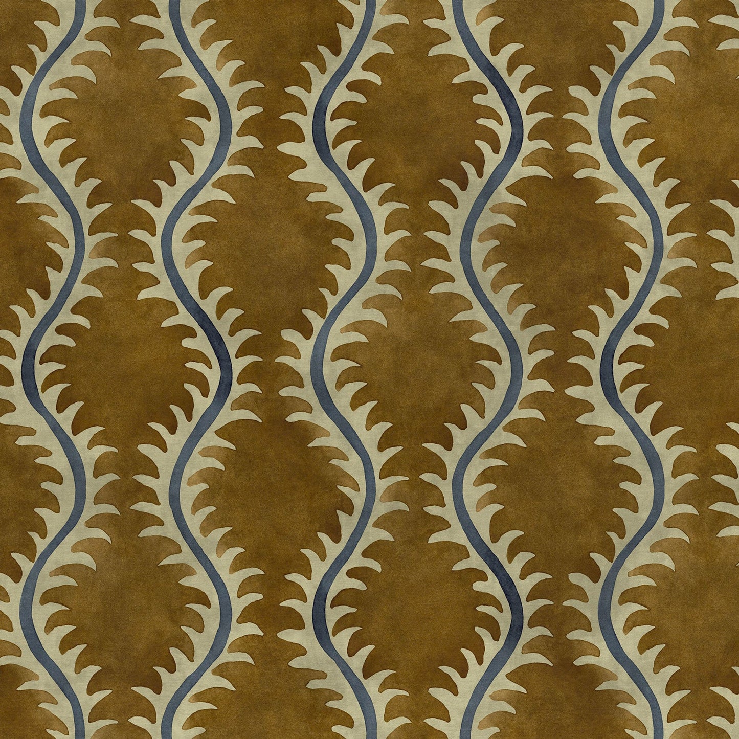 Linwood Helter Skelter Turmeric Velvet FR Made to Measure Curtains