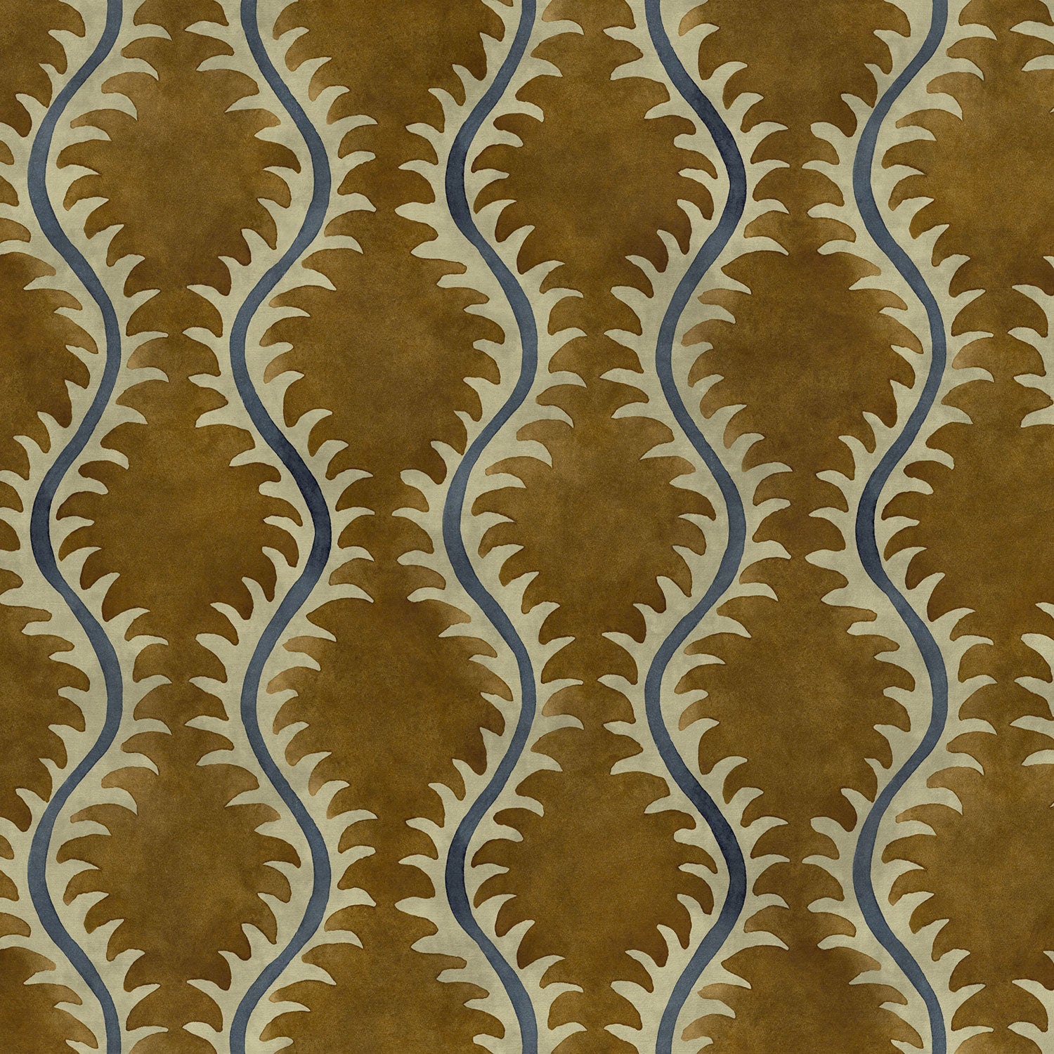 Linwood Helter Skelter Turmeric Velvet FR Made to Measure Curtains