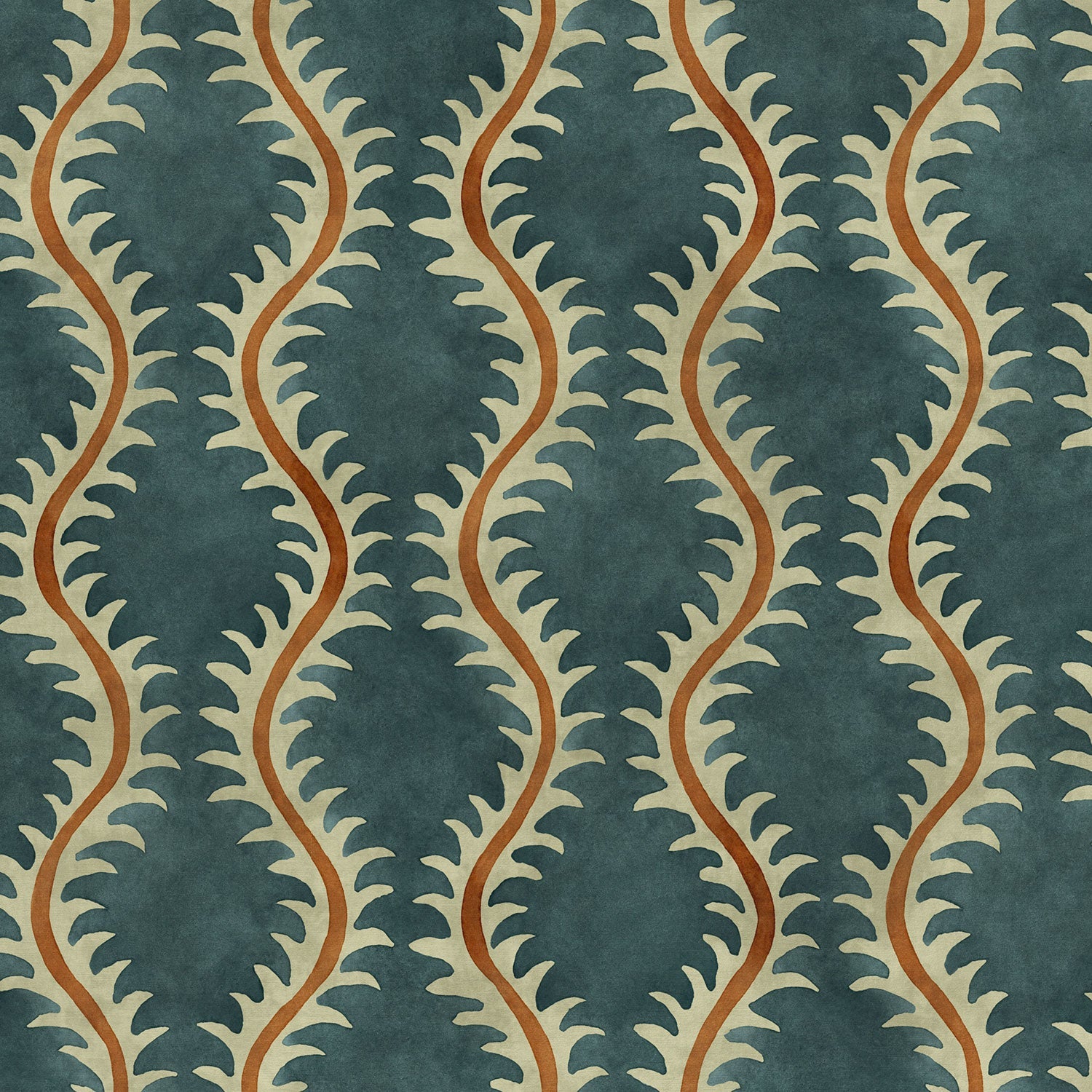 Linwood Helter Skelter Volcano Velvet FR Made to Measure Curtains