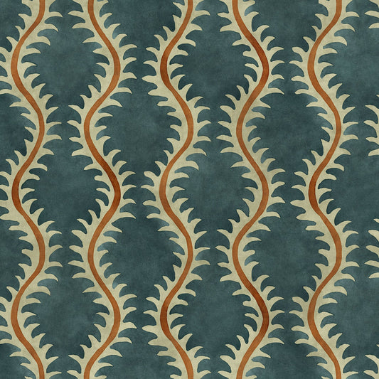 Linwood Helter Skelter Volcano Velvet FR Made to Measure Curtains