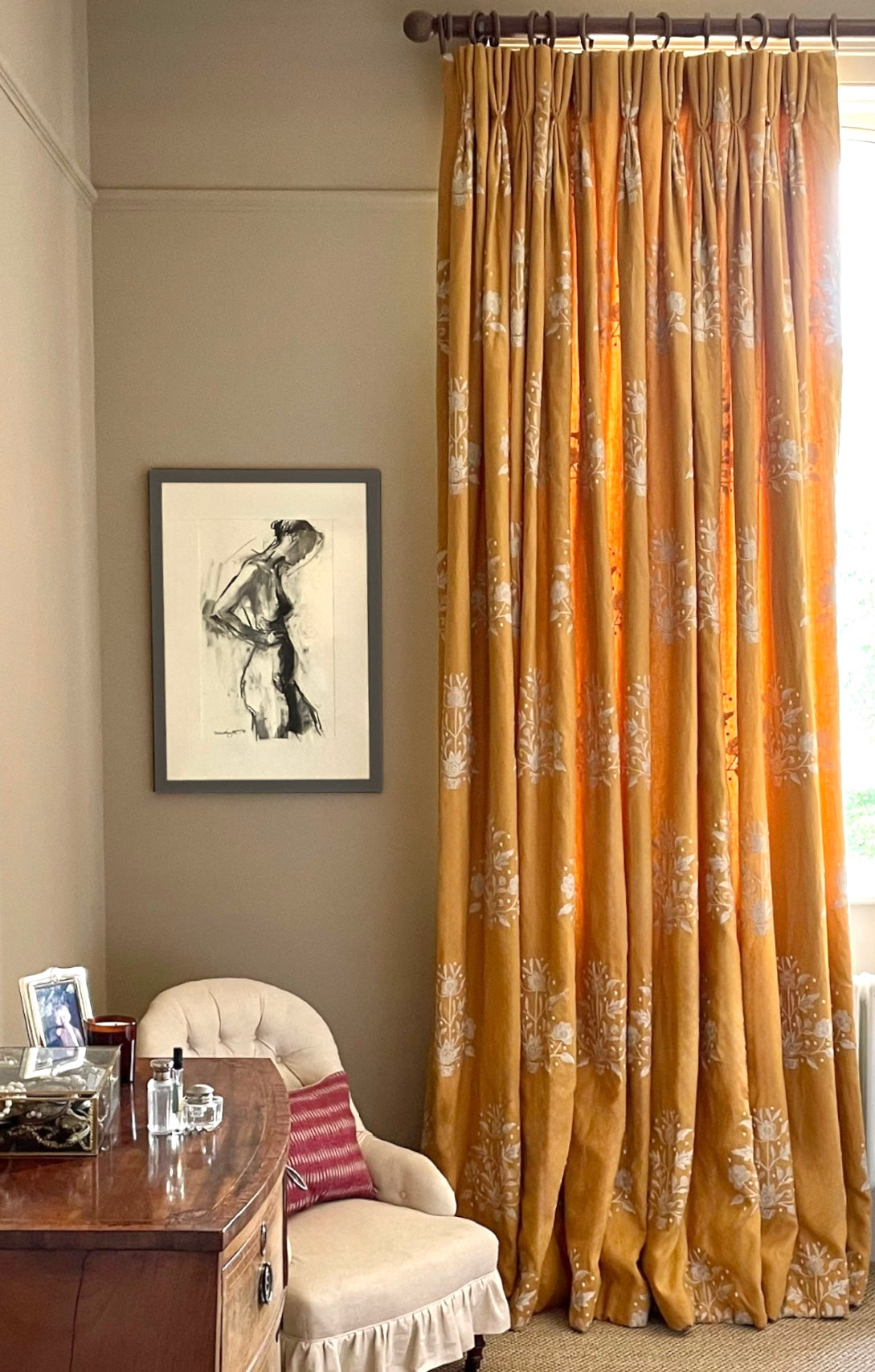 Kate Forman Mona Saffron Made to Measure Curtains – image 3