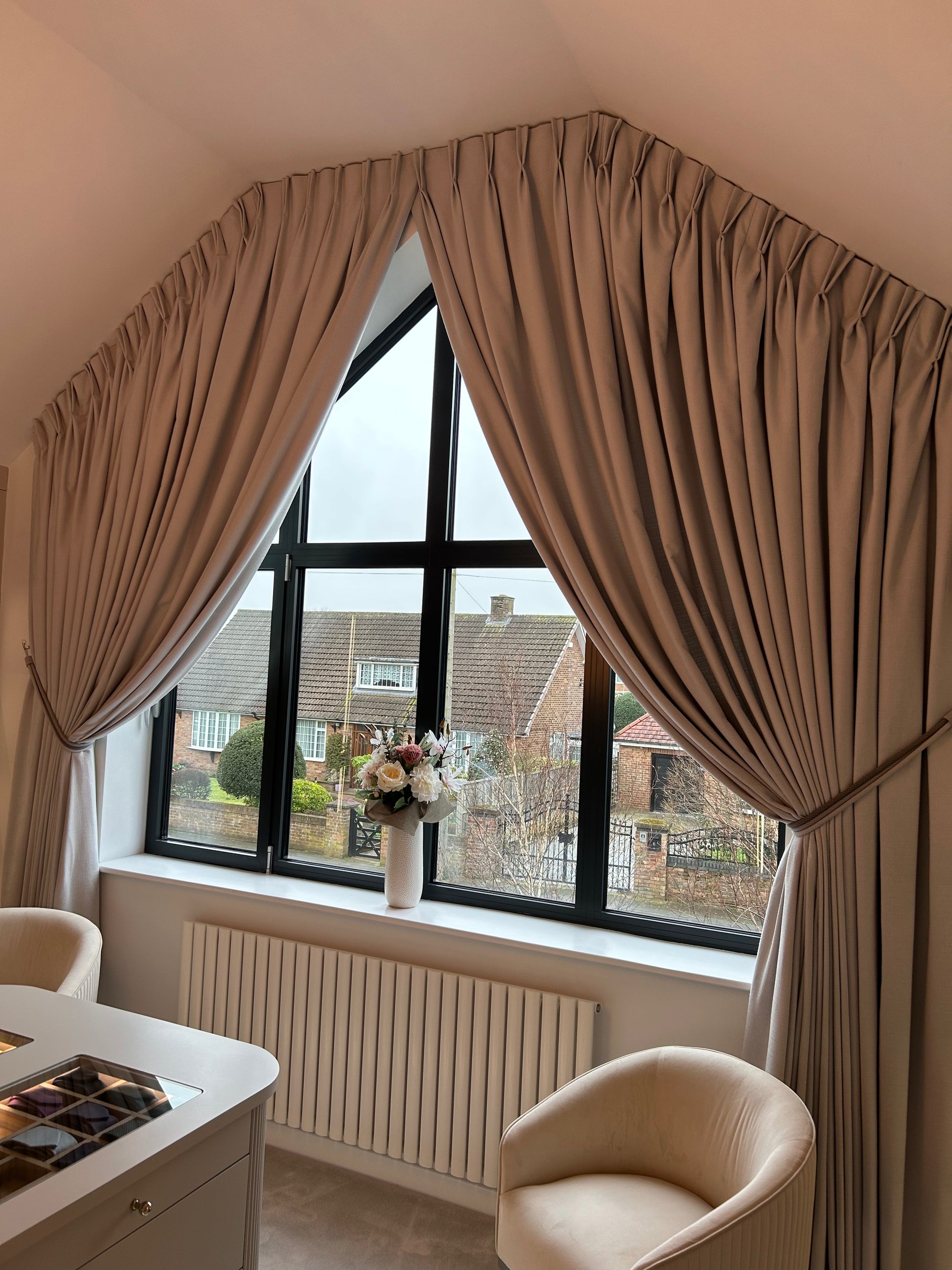 made to measure curtains by cooshy in Platinum soft collection fabric 