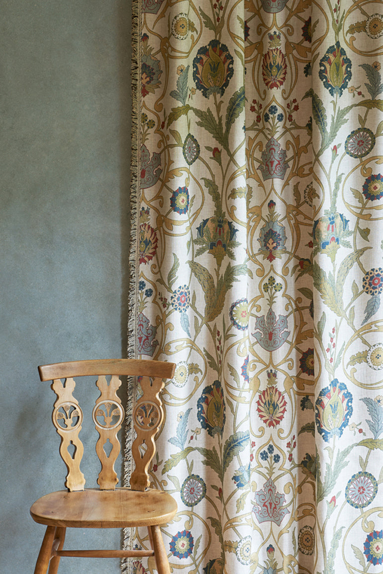 Lewis & Wood Ipek Damask Pugin Made to Measure Curtains – lifestyle photograph
