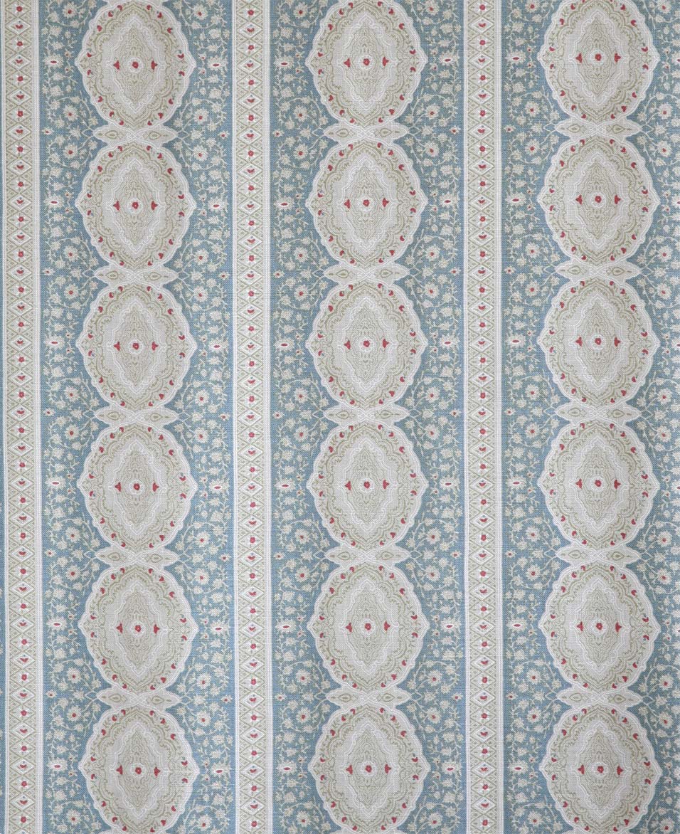 Kate Forman Isla Blue Made to Measure Roman Blinds
