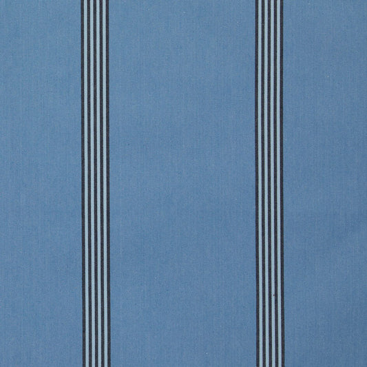 Ian Mankin Ballycastle Stripe Slate Blue Made to Measure Roman Blinds