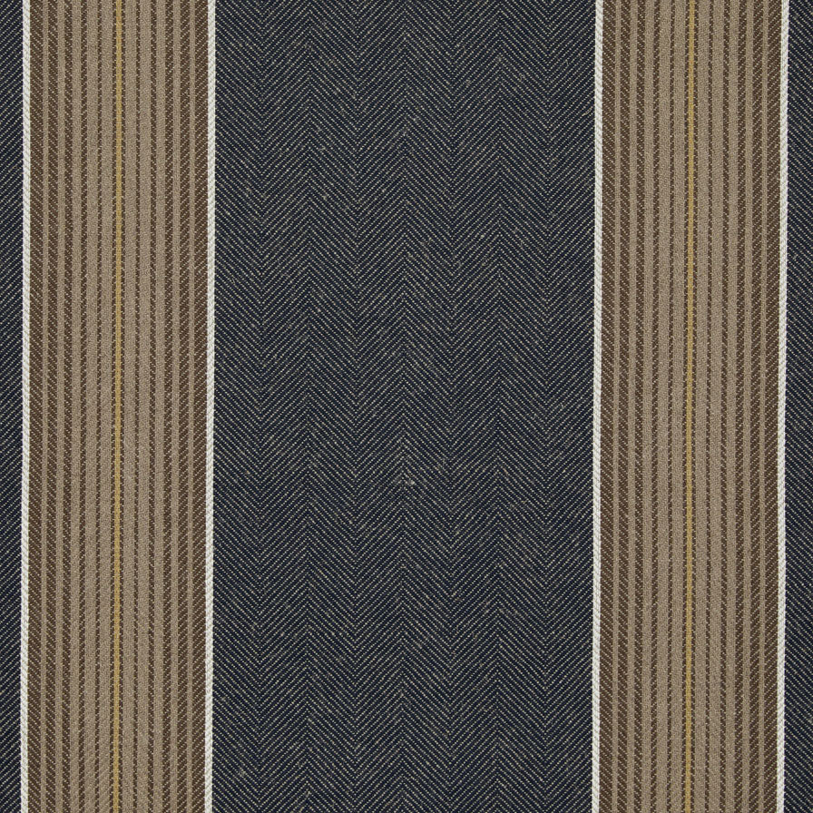 Hastings Stripe Dark Navy/Browns