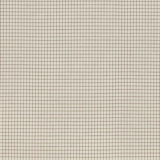 Ian Mankin Lining Check Mocha Made to Measure Curtains