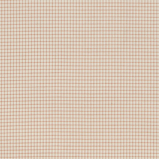 Ian Mankin Lining Check Rust Made to Measure Roman Blinds