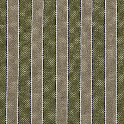 Ian Mankin Portree Stripe Khaki Made to Measure Roman Blinds