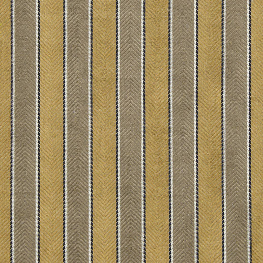 Ian Mankin Portree Stripe Mustard Made to Measure Roman Blinds