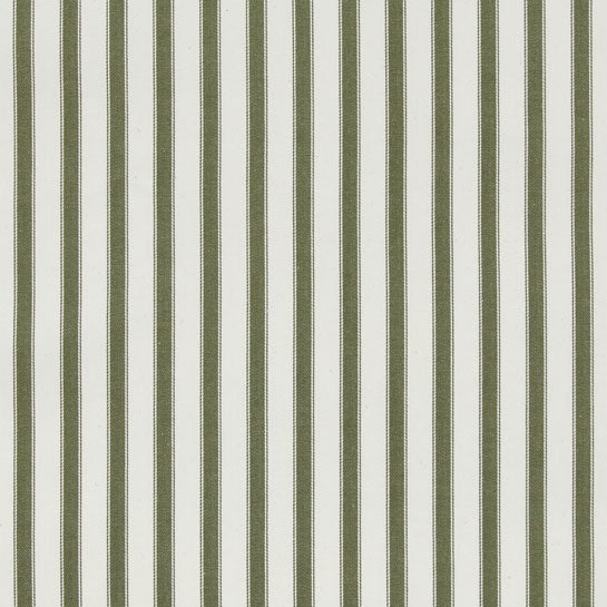 Ian Mankin Ticking Stripe 2 Khaki Made to Measure Curtains