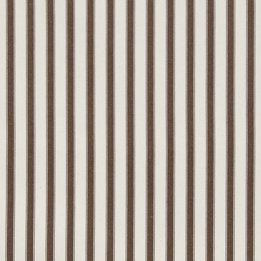 Ian Mankin Ticking Stripe 2 Mocha Made to Measure Roman Blinds