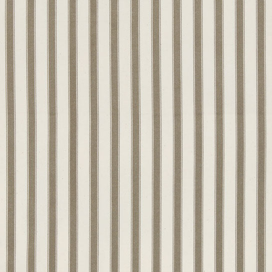 Ian Mankin Ticking Stripe 2 Taupe Made to Measure Curtains