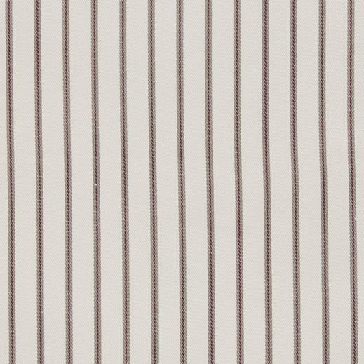 Ian Mankin Weymouth Stripe Ecru/Taupe Made to Measure Roman Blinds