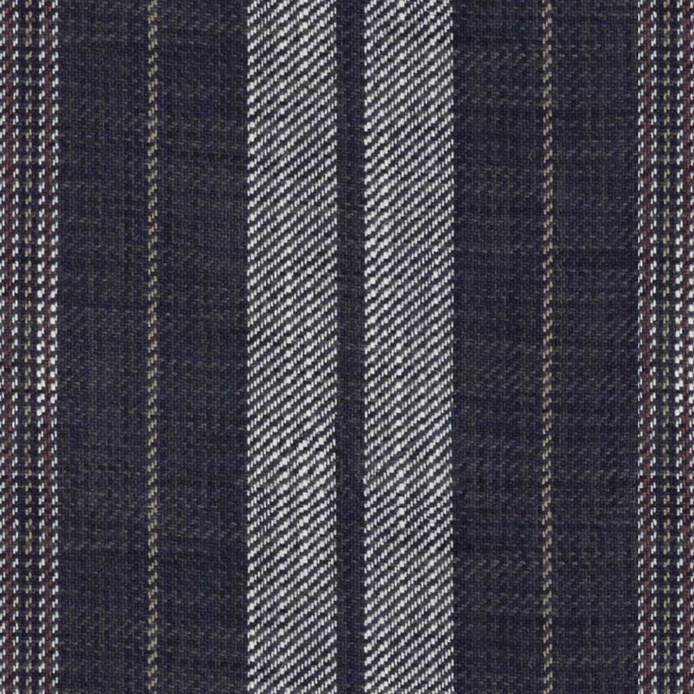Ian Mankin Galloway Dark Navy Made to Measure Roman Blinds