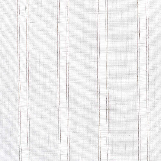 Ian Mankin Helford Stripe Linen Sheer Natural Made to Measure Roman Blinds