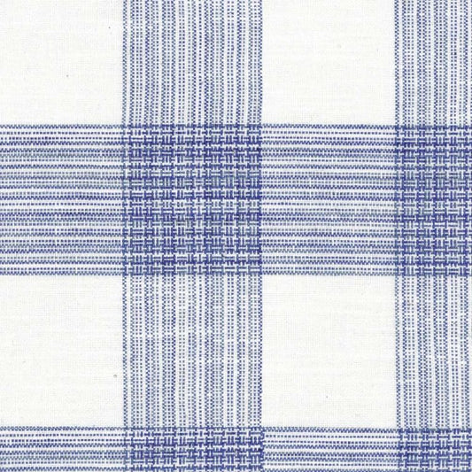 Ian Mankin Hemsby Check Cobalt Made to Measure Roman Blinds